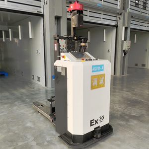 รถยก AGV แบบซ้อนได้ รุ่นบางเฉียบ ได้รับการรับรองมาตรฐาน CE รับน้ำหนัก 2 ตัน ยกสูง 3 เมตร ระบบ 3D SLAM สำหรับระบบอัตโนมัติในคลังสินค้า หุ่นยนต์ AGV สำหรับการขนถ่ายและยกของ - Product Image 2