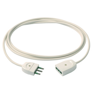 Cavo di prolunga 3G1 da 3 metri bianco per uso interno - Product Image 1
