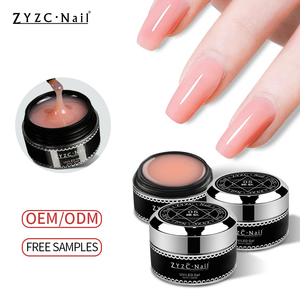 OEM Nail Gel Diamond Glitter Poly Nail Gel Set Acrílico Nail <span class=keywords><strong>Kit</strong></span> Temperatura Polygels - Product Image 3