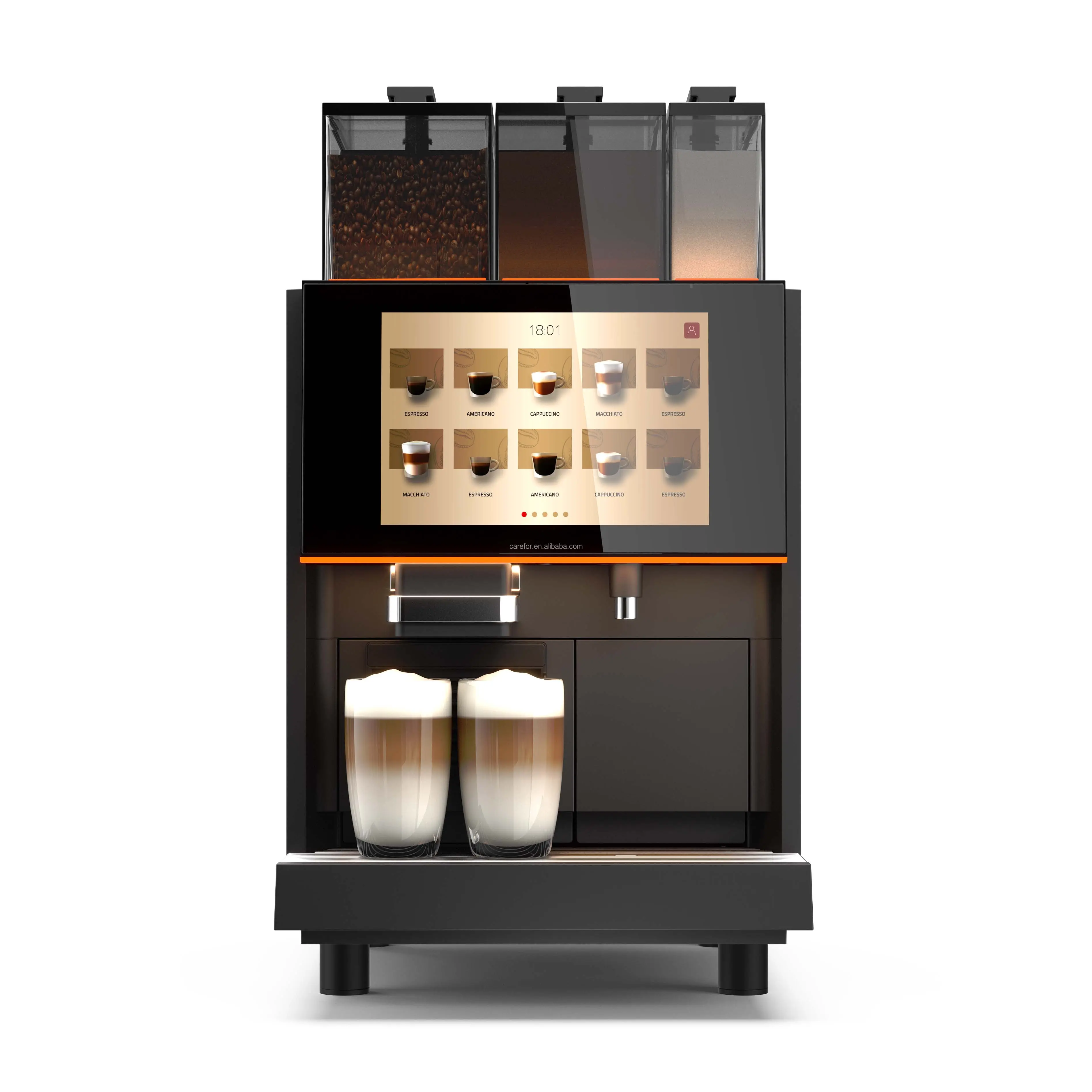 Satılık tam otomatik Espresso makinesi Oracle dokunmatik kahve makinesi
