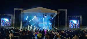 Sistema de armazón de techo de aleación de aluminio, armazón de techo de aluminio con pernos de escenario, armazón de iluminación para conciertos, escenario móvil para conciertos - Product Image 5