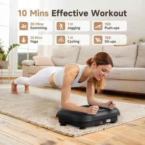 Máquina de Vibración para <span class=keywords><strong>Ejercicio</strong></span> <span class=keywords><strong>en</strong></span> <span class=keywords><strong>Casa</strong></span>, Inteligente, Eléctrica, con Pantalla LCD, Ecológica, de Alta Calidad, con Plataforma Vertical y 1-99 Niveles de Velocidad - Product Image 5