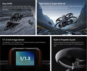 FPV Avata 2 Fly More Combo (3 Baterías) Avata 2  Control Remoto Avata 2 3s con Cámara 4k y GPS - Product Image 5