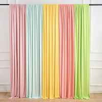 Toile de fond absorbante pour photographie de scène, rideau occultant Starlight, draperie transparente pour mariage en Spandex et soie de lait