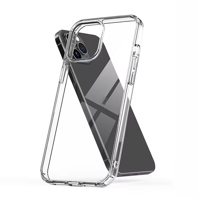 For iPhone 16 Plus Clear Phone Case Shockproof Transparent Hard PC Clear Back TPU Border for iPhone 17 Pro Max Hard Clear Case