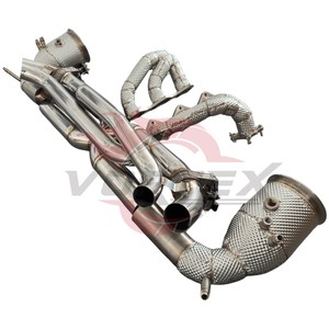 ท่อไอเสีย Vortex SS304 Valvetronic สำหรับ Porsche 911 992 Carrera Turbo S ระบบ Muffler Delete สำหรับรถแข่ง - Product Image 4