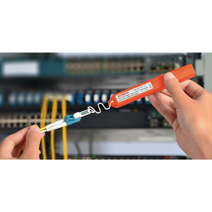 Nettoyeur de cassette optique à prix compétitif, outil de nettoyage de cassette à fibre optique pour l'entretien des faces d'extrémité ST SC LC MPO - Product Image 1