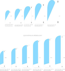 Hot Bán In Kỹ Thuật Số Giá Thấp Windproof Teardrop Lông Trang Trí Bãi Biển Cờ Biểu Ngữ Cho Quảng Cáo Ngoài Trời Khuyến Mãi - Product Image 2