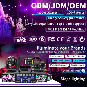 YSH Factory Outlet RGBW 9 ojos DMX512 LED Disco Party Eventos Proyector Laser Show System Beam Laser Stage Light Equipment - Product Image 5