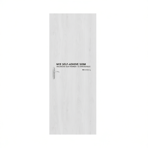 Película Autoadhesiva Blanca para Puertas de Madera 82.7x35.4, Cubierta de PVC para Muebles - Product Image 1