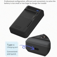 Chargeur de batterie Lithium-Ion universel 5000mAh Interface Type-C Chargeur multifonction pour téléphones mobiles et appareils photo