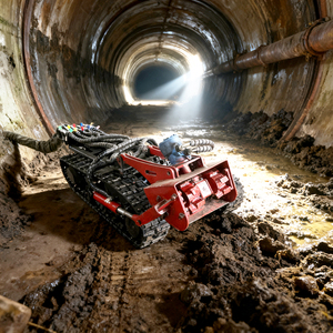 Chuyên dụng 20m hiệu quả cao dưới nước NẠO VÉT Robot cho bồn chứa dầu đường ống động cơ hộp số 200 m/h bơm giảm nhân lực - Product Image 5