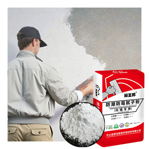 Acrilico scremato stucco Super bianco a prova di muffa per pareti in calcestruzzo e cartongesso resistente all'umidità facile applicazione con spazzola acqua - Product Image 5