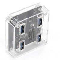 Divisor de Alta Velocidad 1 a 4 con 4 Puertos de Salida para Computadoras de Escritorio y Portátiles