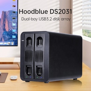 Ổ đĩa cứng bao vây cuộc tấn công ds2031 USB3.0/Type-C 10gbps 8t/10t/20t/28t/32t/40t Dual-bay đĩa mảng bao vây cuộc tấn công bao vây - Product Image 3