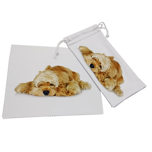 Quang sợi nhỏ vải sợi nhỏ tùy chỉnh kính Pouch Set kính mát kính mắt dây rút Pouch - Product Image 1