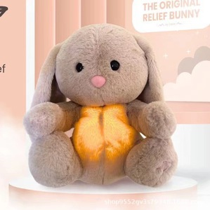 Voi thỏ đồ chơi sang trọng âm nhạc nhẹ nhàng thở Voi đồ chơi sang trọng rửa để giảm căng thẳng - Product Image 2