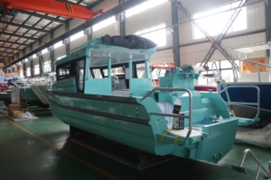 Yate de Vela de Aluminio de 7.5m (25 pies) con Certificación CE, Personalizado, Barco de Pesca de Lujo con Cabina y Motor Fuera de Borda - Product Image 4