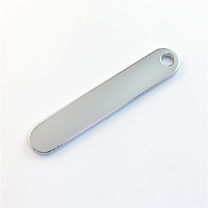 Thép không gỉ chống mất Keychain với đồng thau móc khóa kim loại với số tấm Sản phẩm loại kim loại móc chìa khóa - Product Image 1