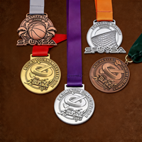 Medalla Personalizada en Blanco, Chapada en Oro, Económica, de la Mejor Calidad para Regalos Empresariales