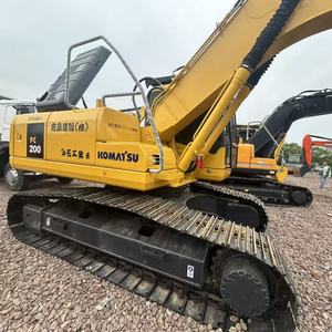 รถขุดตีนตะขาบ Komatsu PC200 มือสอง 20 ตัน ของแท้จากญี่ปุ่น ระบบไฮดรอลิก ชั่วโมงการทำงานต่ำ ขาย - Product Image 6