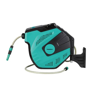 Enrouleur de tuyau d'eau <span class=keywords><strong>auto</strong></span>-rétractable portable équipement de lavage de voiture mural pour le nettoyage de voiture et l'arrosage du jardin - Product Image 4