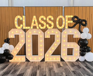 Letrero Luminoso Vintage con Bombillas Tipo Marquee, <span class=keywords><strong>Letras</strong></span> y Números Iluminados en 3D, Personalizado para <span class=keywords><strong>Bodas</strong></span>, Decoración de Pared para Fiestas - Product Image 1