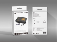 En stock Commutateur HDMI CE 4K haute vitesse, séparateur HDMI 3x1, 3 entrées 1 sortie, Ultra HD avec télécommande, câble infrarouge, commutateur HDMI