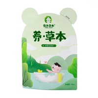 Emballage liquide personnalisé de 60 ml pour détergent, liquide de bain, lotion, sachet plat anti-fuite haute barrière