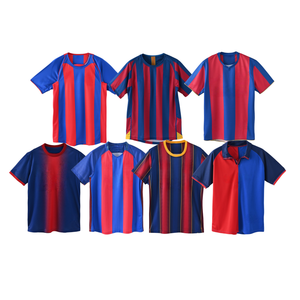 Maglie <span class=keywords><strong>da</strong></span> Calcio All'Ingrosso per Squadre, Colore Blu <span class=keywords><strong>e</strong></span> Rosso, Maglie <span class=keywords><strong>da</strong></span> Calcio Retro Economiche per Tutte le Squadre - Product Image 6