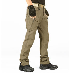 定制户外防水徒步狩猎软壳战术羊毛衬里长裤男士登山裤 - Product Image 2