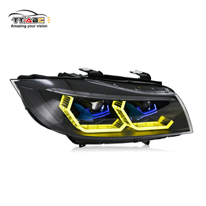 E90-A204-A-H pour BMW Série 3 E90 E91 2005-2012, phare avant halogène <span class=keywords><strong>xénon</strong></span>, assemblage de phare, modification, feux de jour - Product Image 1