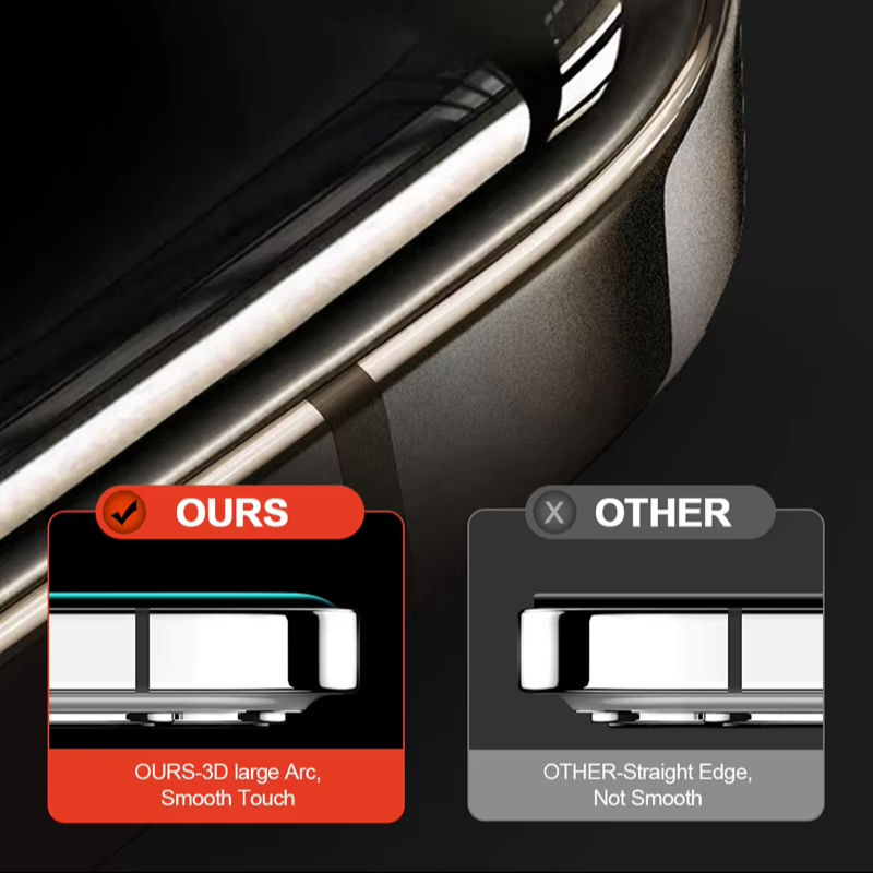 Lotto Di 3 Vetro Temperato Privacy Per IPHONE 16 Pro, 16 Pro Max, 15/14