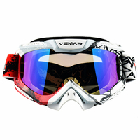 Lunettes de moto VEMAR pour la descente en motocross, anti-poussière, lunettes de motocross, lunettes tout-terrain, lunettes de moto, gafas