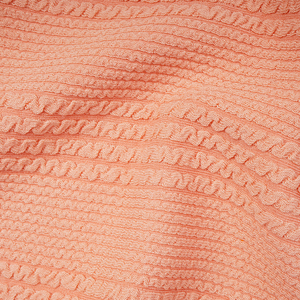 Tissu de teinture personnalisé en maille côtelée de poids lourd tissu de finition côtelé en tricot urbain ondulé pour tissu d'habillage - Product Image 2