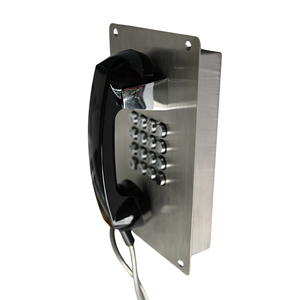 Teléfono de acero inoxidable 304 montado en la pared a buen <span class=keywords><strong>precio</strong></span>, teléfono a prueba de vandalismo y auriculares, teléfonos con teclado completo, a todo tipo de teclado - Product Image 1