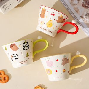 Lelyi eco-friendly porcellana ceramica tazza cartone animato animale Graffiti Design per ufficio ragazze <span class=keywords><strong>caffè</strong></span> acqua potabile tazze <span class=keywords><strong>nome</strong></span> del prodotto - Product Image 1