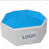 Bain froid gonflable octogonal en PVC pour fêtes, bain de glace portable pour la récupération et les jeux aquatiques multiples