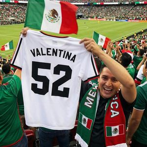 Custom <b>Soccer</b> Jersey Personalized With Name Number Team Logo Unisex Adult Size Round Neck Heat Transfer Printing 140g Fabric - Product Image 4