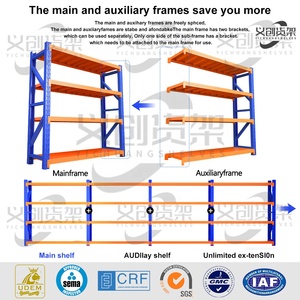 Estanterías de Almacenamiento Resistentes a Precio de Mayoreo, Estanterías de Acero Selectivas para Almacenes, Estanterías Ajustables sin Pernos con Capacidad de 300 kg en Venta - Product Image 5