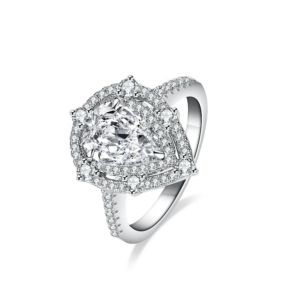 Schönen Schmuck D-Farbe Diamanten Verlobung Hochzeit Ring Moissanit Ring für Damen und Herren