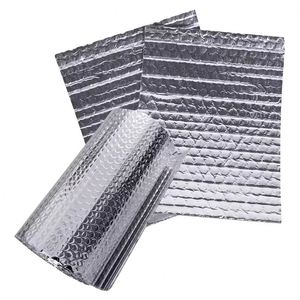 Rouleau d'isolation en film à bulles d'air imperméable en aluminium et PE double face pour les travaux de construction de murs et de conduits - Product Image 1