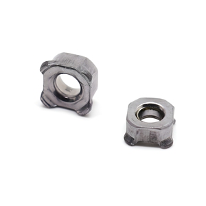 Écrou de soudure carré norme DIN, à quatre languettes, en acier au carbone, pour fixation de tôles d'armoires - Product Image 4