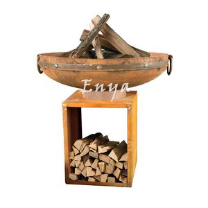 <span class=keywords><strong>Brasero</strong></span> de jardin en acier rond pour barbecue extérieur, foyer à bois, foyer à charbon de bois, <span class=keywords><strong>table</strong></span> de jardin, foyer extérieur avec support - Product Image 5