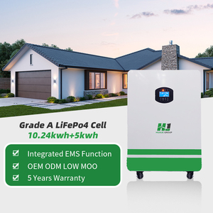 แบตเตอรี่ลิเธียมไอออน 48V 51.2V 100Ah 200Ah 5-10kW ระบบพลังงานแสงอาทิตย์สำหรับบ้าน มาตรฐาน CE - Product Image 4