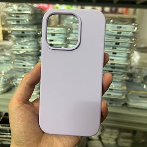 Funda de Silicona para iPhone 15 Pro Max, <span class=keywords><strong>Precio</strong></span> de Fábrica, Antiarañazos, con <span class=keywords><strong>Fibra</strong></span> Interna, para iPhone 16 Pro Max - Product Image 2