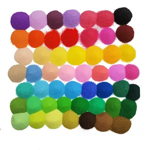 לוגו להתאמה אישית חבילת צעצועים חינוכיים ציור חול צבעוני לילדים שנתיים עד 4 שנים סט חול אפוקסי צבעוני