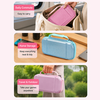 Étui de rangement portable en EVA pour cartes de jeu avec fermeture éclair, design mignon, couleur personnalisée pour cartes de jeu de console Nintendo Switch 2