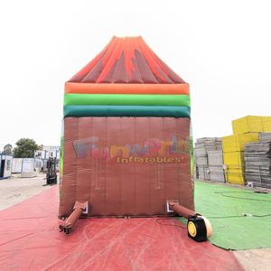 Giant outdoor bounce house combo jumping castle aufblasbare rutsche dino park inflatable <b>slide</b> for kids - Product Image 4