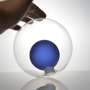 מודרני גלוב כדור זכוכית תאורת נברשת מכסה צל כדור תקרת אור קבועה תליון זכוכית מנורת צל עם G9 חוט